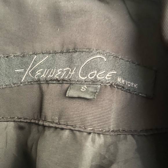 Black Kenneth Cole Trench - Picture 4 of 5